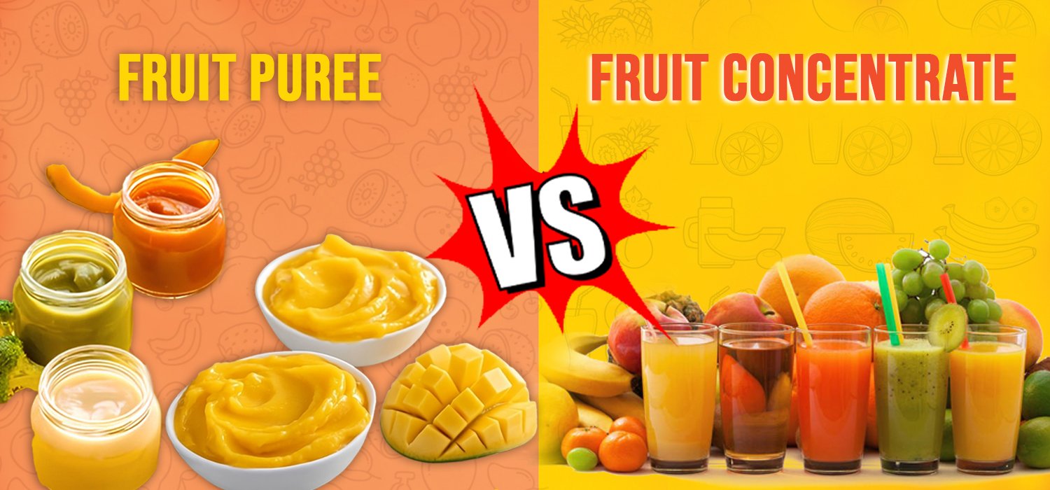 Fruit Puree Vs Fruit Concentrate