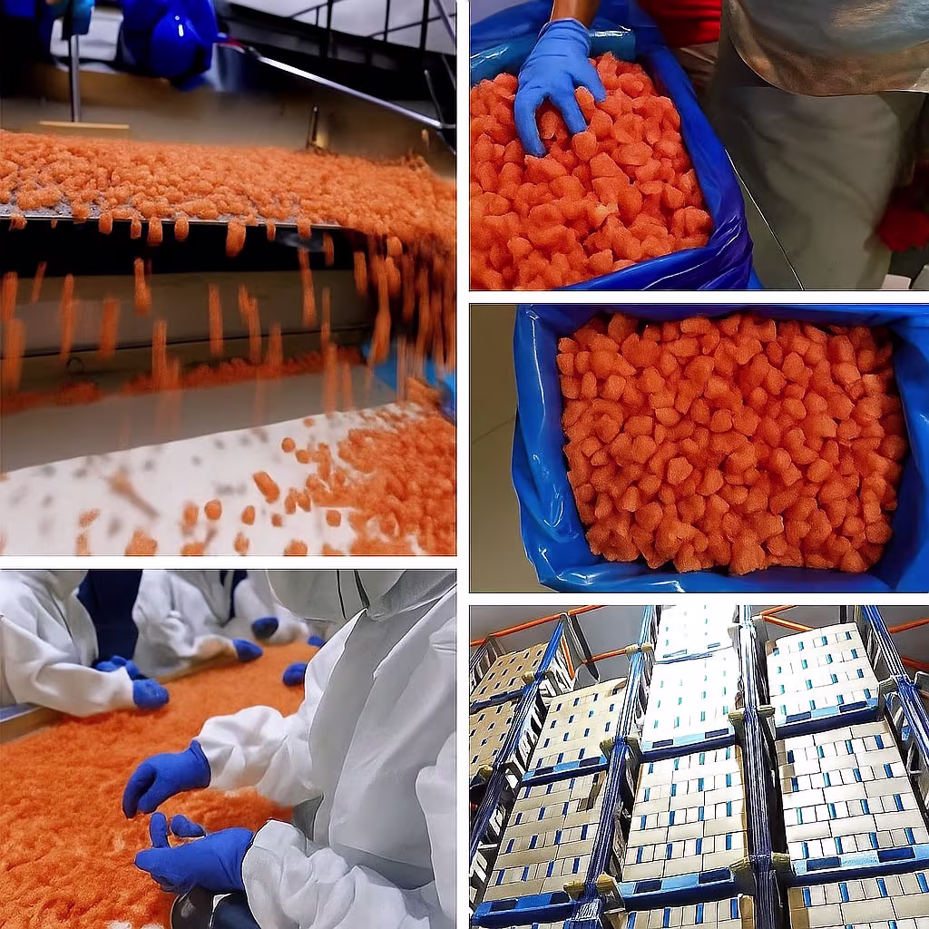 IQF Papaya Dices Shimla Hills